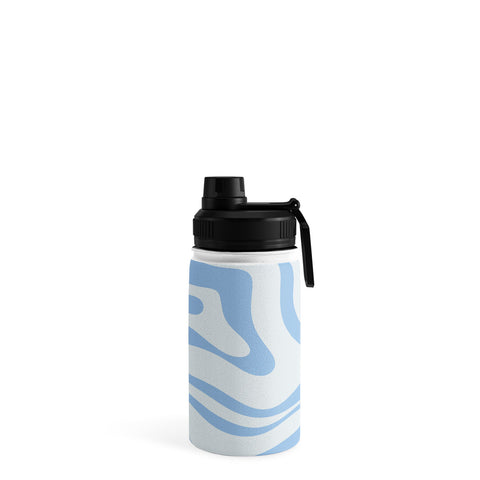 Kierkegaard Design Studio Soft Liquid Swirl Powder Blue Water Bottle