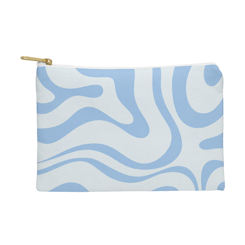 Kierkegaard Design Studio Soft Liquid Swirl Powder Blue Pouch