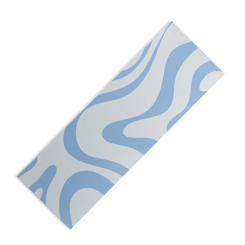 Kierkegaard Design Studio Soft Liquid Swirl Powder Blue Yoga Mat