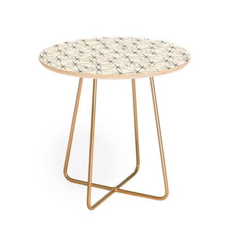 Kierkegaard Design Studio Stella Atomic Age Mid Century Round Side Table