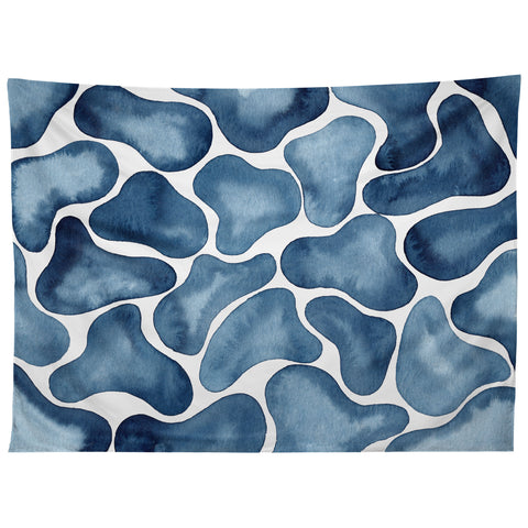 Kris Kivu Blobs watercolor pattern Tapestry