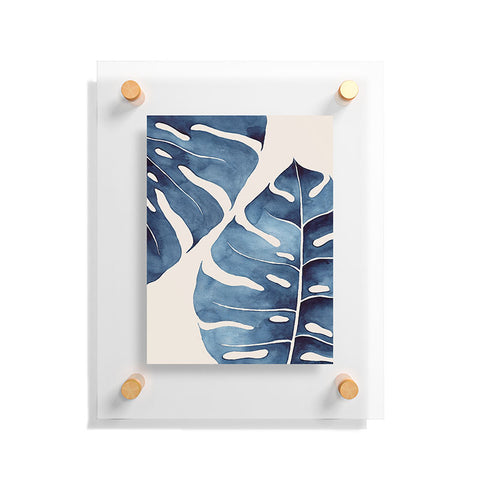 Kris Kivu Blue Botanicals No 2 Floating Acrylic Print