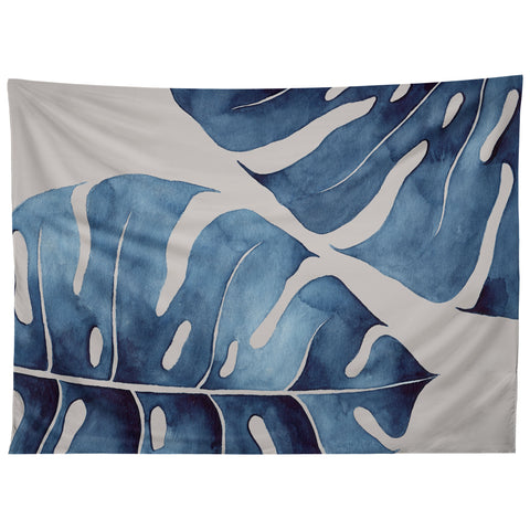 Kris Kivu Blue Botanicals No 2 Tapestry
