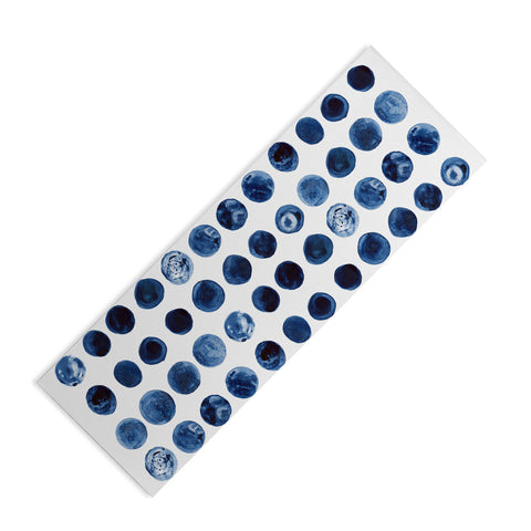 Kris Kivu Blueberries Watercolour Patte Yoga Mat