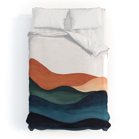 Kris Kivu Colors of the Earth Duvet Cover