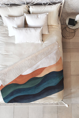 Kris Kivu Colors of the Earth Fleece Throw Blanket