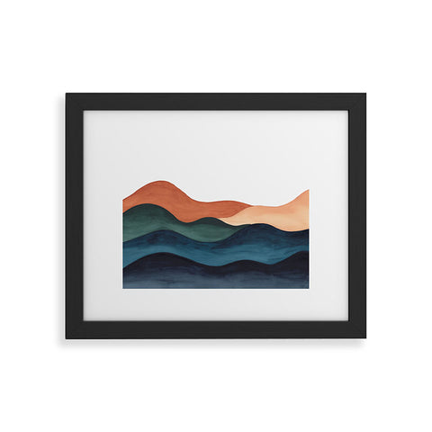 Kris Kivu Colors of the Earth Framed Art Print