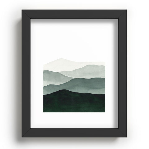 Kris Kivu Green Mountains Recessed Framing Rectangle