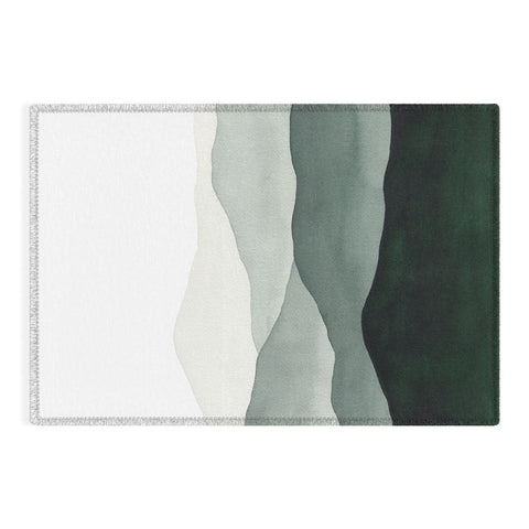 Kris Kivu Green Mountains Outdoor Rug