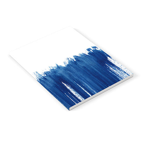 Kris Kivu Indigo Abstract Brush Strokes Notebook