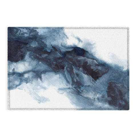 Kris Kivu Indigo Depths No 1 Outdoor Rug