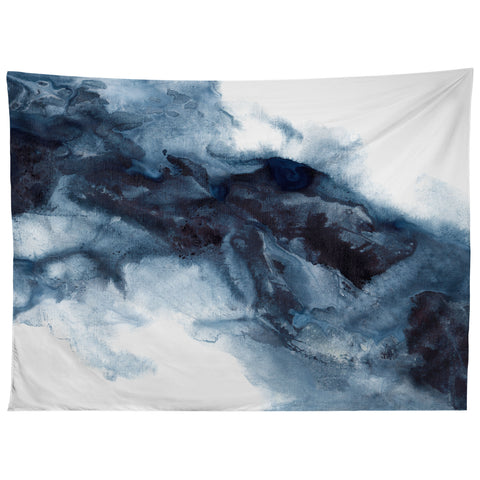 Kris Kivu Indigo Depths No 1 Tapestry