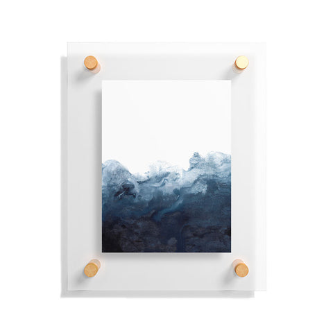Kris Kivu Indigo Depths No 2 Floating Acrylic Print