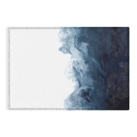 Kris Kivu Indigo Depths No 2 Outdoor Rug