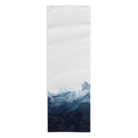 Kris Kivu Indigo Depths No 2 Yoga Towel
