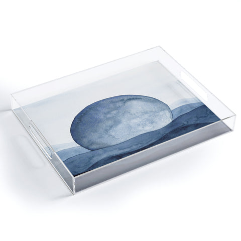 Kris Kivu Moon Landscape Acrylic Tray