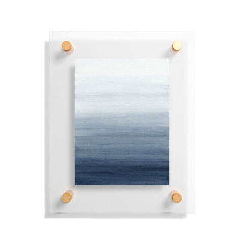Kris Kivu Ocean Watercolor Painting No2 Floating Acrylic Print