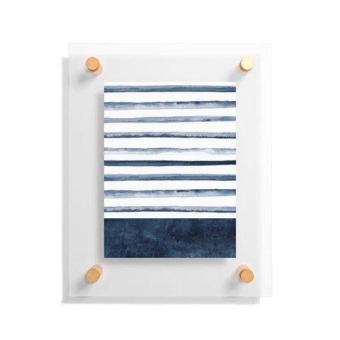 Kris Kivu Stripes Watercolor Pattern Floating Acrylic Print