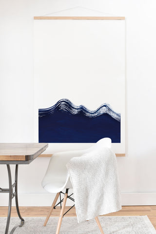 Kris Kivu Waves of the Ocean Art Print And Hanger