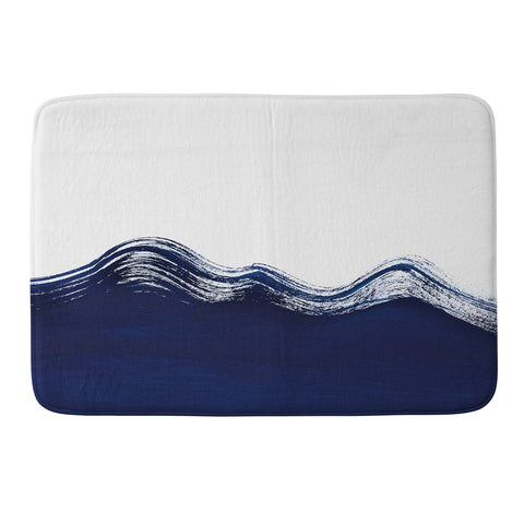 Kris Kivu Waves of the Ocean Memory Foam Bath Mat