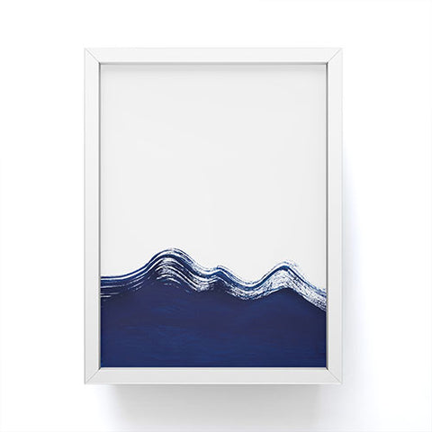 Kris Kivu Waves of the Ocean Framed Mini Art Print