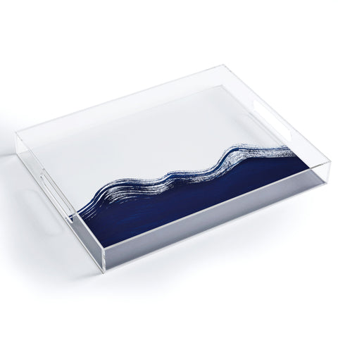 Kris Kivu Waves of the Ocean Acrylic Tray