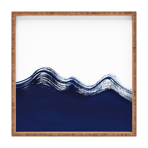 Kris Kivu Waves of the Ocean Square Tray