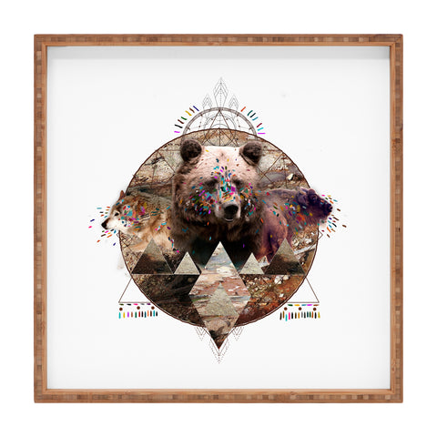 Kris Tate ANIMAL ECHOES Square Tray