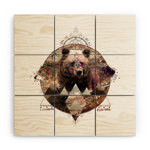 Kris Tate ANIMAL ECHOES Wood Wall Mural