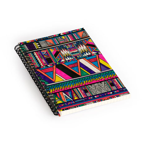 Kris Tate Aztec Colors Spiral Notebook