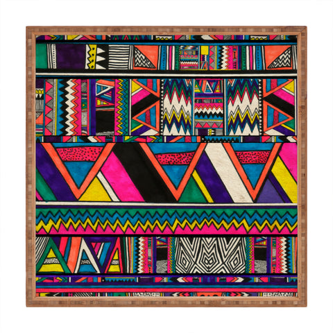 Kris Tate Aztec Colors Square Tray