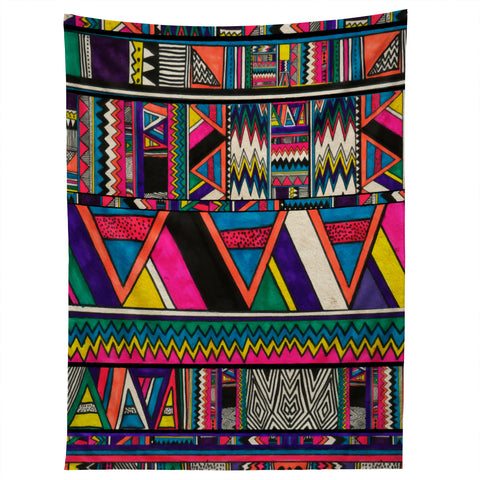 Kris Tate Aztec Colors Tapestry