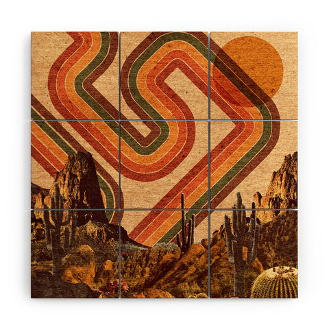 Kris Tate DESERT DAZE Wood Wall Mural