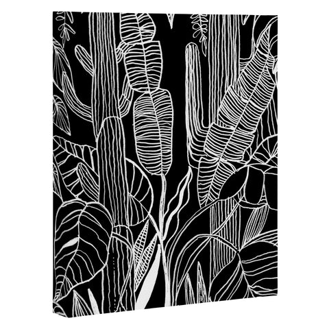 Kris Tate HOME IS WHERE MY PLANTS ARE Art Canvas