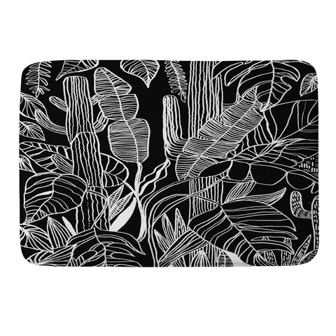 Kris Tate HOME IS WHERE MY PLANTS ARE Memory Foam Bath Mat