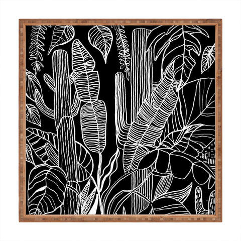 Kris Tate HOME IS WHERE MY PLANTS ARE Square Tray