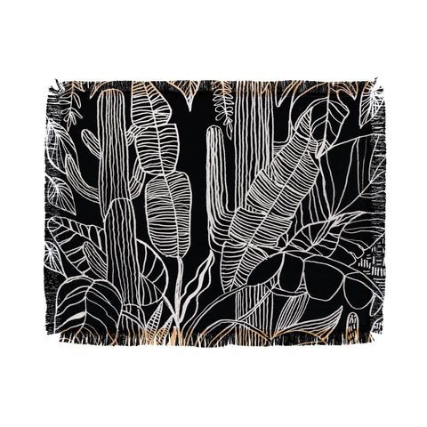 Kris Tate HOME IS WHERE MY PLANTS ARE Throw Blanket