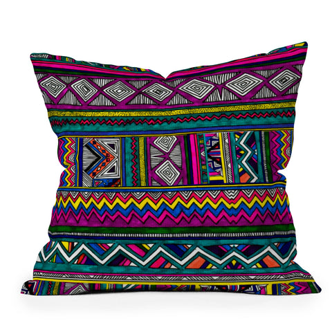 Kris Tate Huipil 2 Throw Pillow