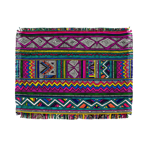Kris Tate Huipil 2 Throw Blanket