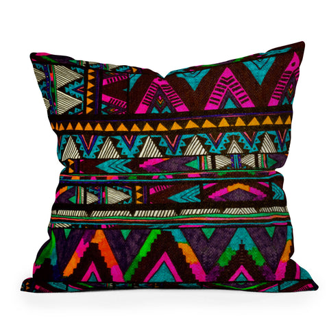 Kris Tate Huipil Throw Pillow
