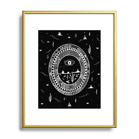 Kris Tate INTERSTELLAR DESERTS Metal Framed Art Print
