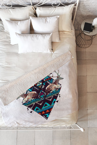 Kris Tate Manufacturing Memories Fleece Throw Blanket