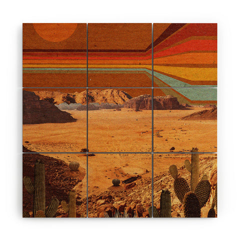 Kris Tate SUNRISE DESERTSS Wood Wall Mural