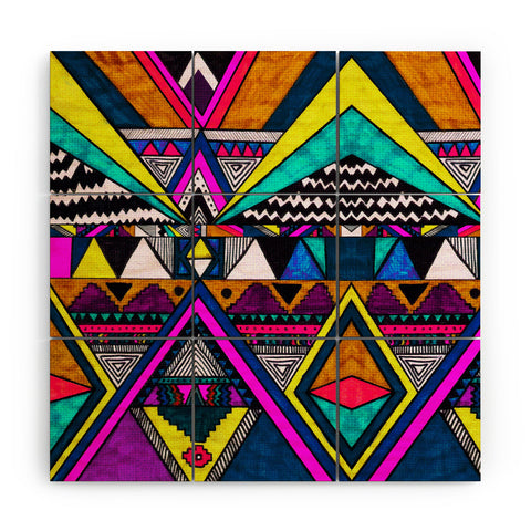 Kris Tate Tribal 2 Wood Wall Mural