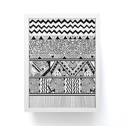 Kris Tate Tribal 3 Framed Mini Art Print