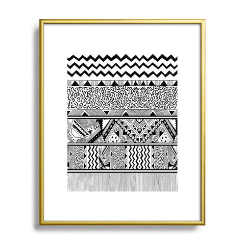 Kris Tate Tribal 3 Metal Framed Art Print