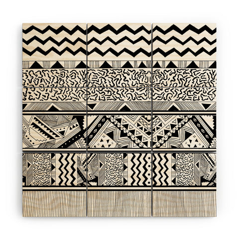 Kris Tate Tribal 3 Wood Wall Mural