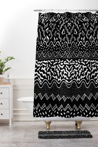 Kris Tate Wavves Shower Curtain And Mat