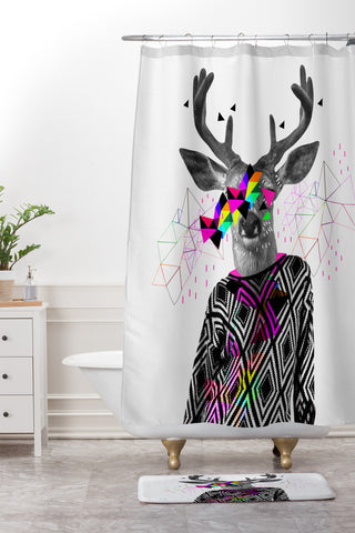 Kris Tate Wwww Shower Curtain And Mat