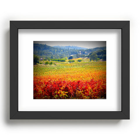 Krista Glavich Autumn Vineyard Recessed Framing Rectangle